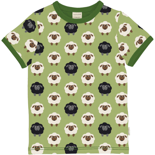 Maxomorra Top Short Sleeve - Sheep