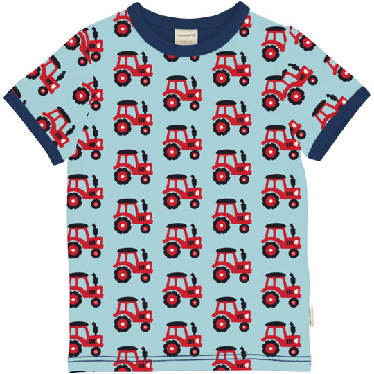 Maxomorra Top Short Sleeve - Tractor