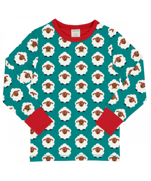 Maxomorra Top Long Sleeve Farm Sheep