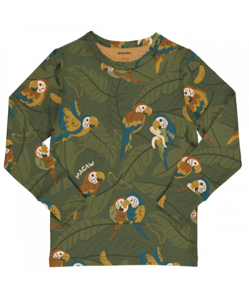 Meyadey Top Long Sleeve - Marvellous Macaw
