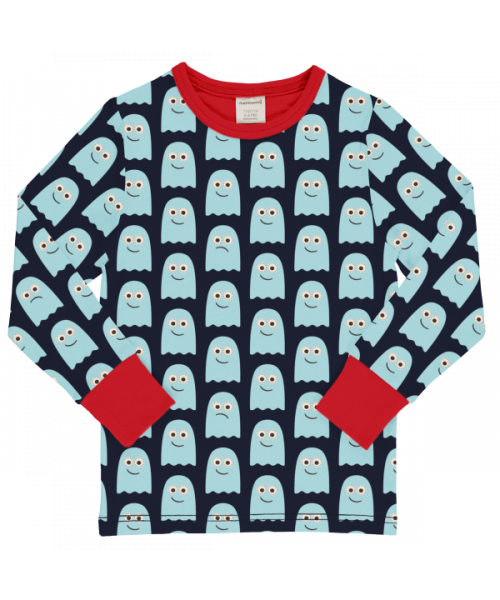 Maxomorra Top Long Sleeve - Spooky Ghost