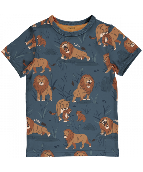 Meyadey Top Short Sleeve Lion Legacy
