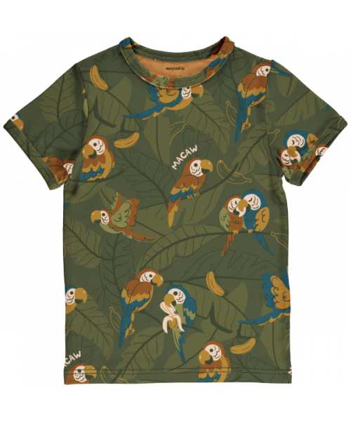 Meyadey Top Short Sleeve Marvellous Macaw