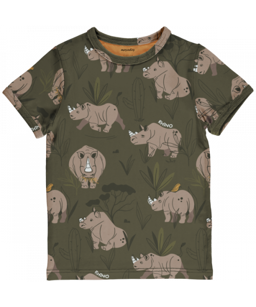 Meyadey Top Short Sleeve - Roaming Rhino