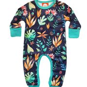 Curious Stories Overall Romper Sleepsuit - Floral