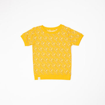 Alba Of Denmark Alberte T-Shirt Short Sleeve - Old Gold Liberty Love