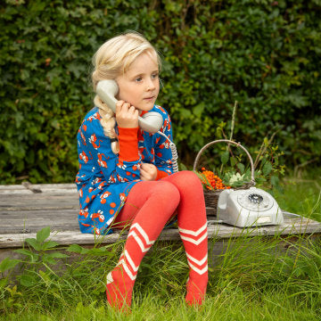 Alba Of Denmark Inge Dress Long Sleeve - Snorkel Blue The Cat And The Balloon