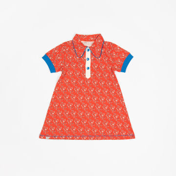 Alba Of Denmark Julie Dress Short Sleeve - Orange.com Liberty Love