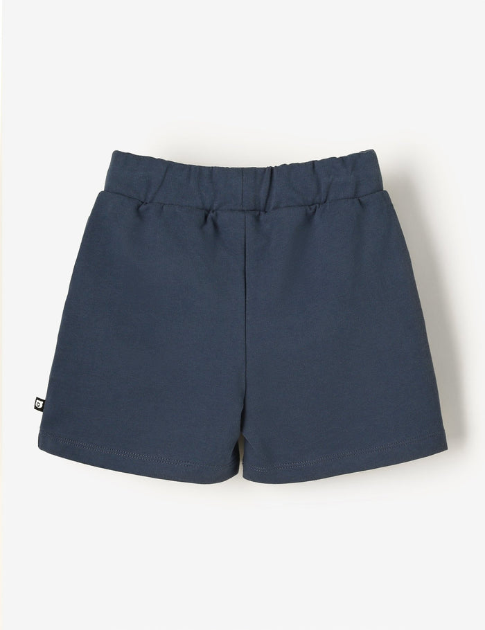The Qt Organic Bermuda Shorts - Navy Blue