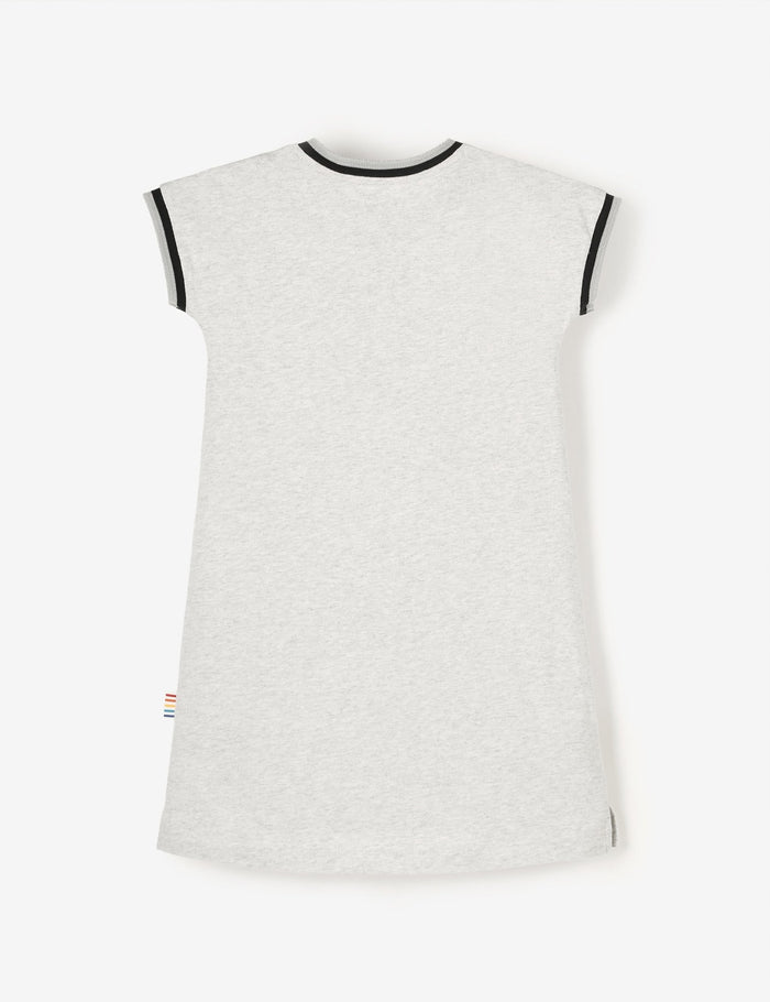 The Qt Organic Cap Sleeve Dress - Panama Puffin