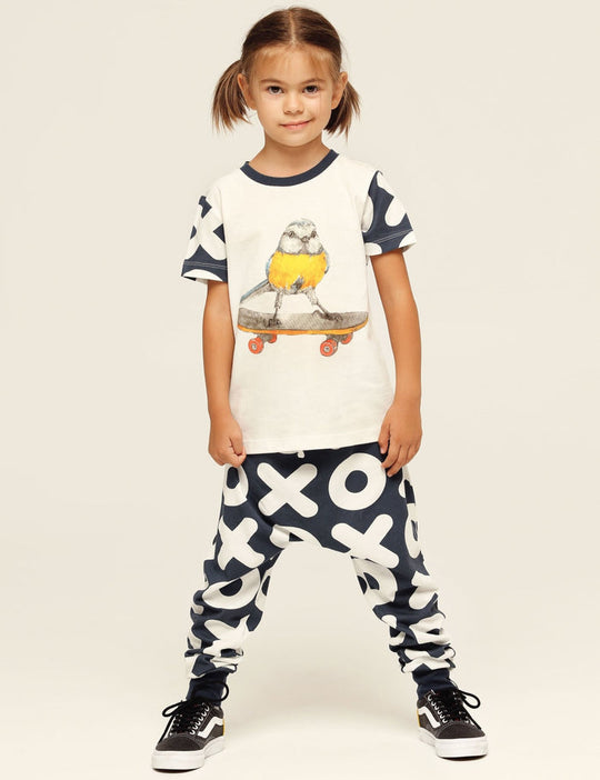 The QT Organic Classic Tee - Skateboard Birdie