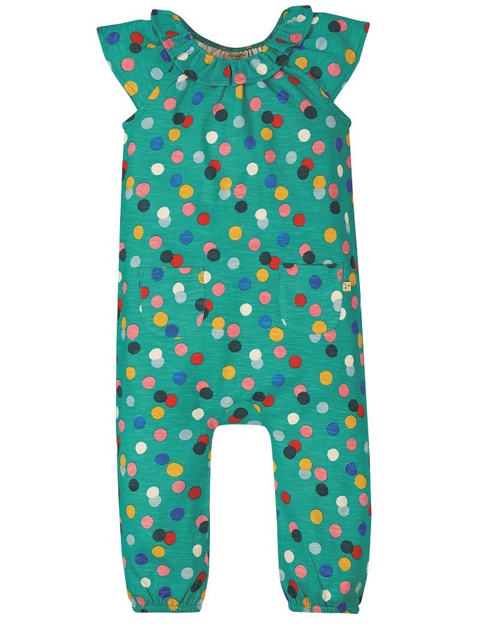Frugi Esther Playsuit - Rainbow Holi