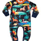 Curious Stories Overall Romper Sleepsuit - Tropical