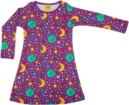 DUNS Sweden Dress Long Sleeve - Mother Earth Violet