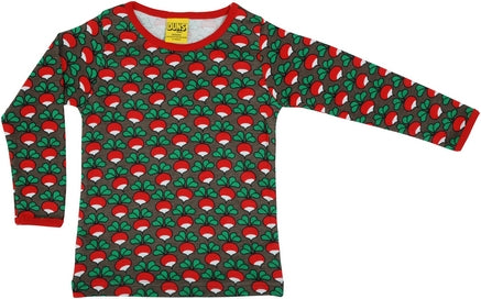 DUNS Sweden Top Long Sleeve - Radish Black