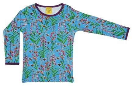 Duns Long Sleeve Top Willowherb Blue - The Thrifty Stork