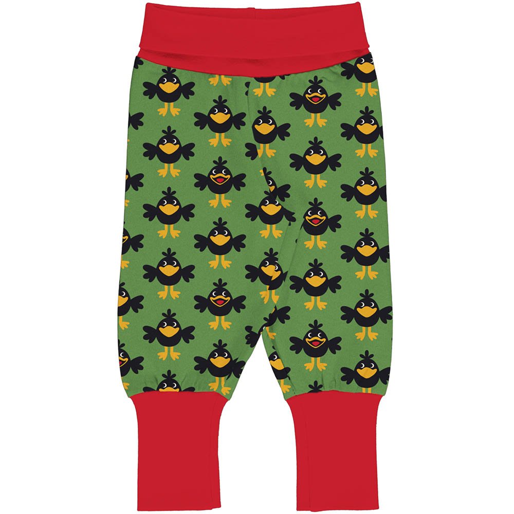 Maxomorra Pants Rib - Crow