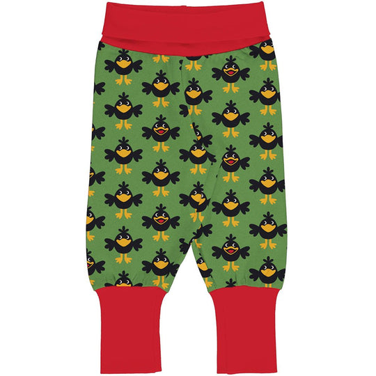 Maxomorra Pants Rib - Crow
