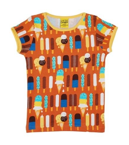 DUNS Sweden Top Short Sleeve - Ice Cream Pumpkin