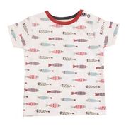 Pigeon T-Shirt  - Fish Red