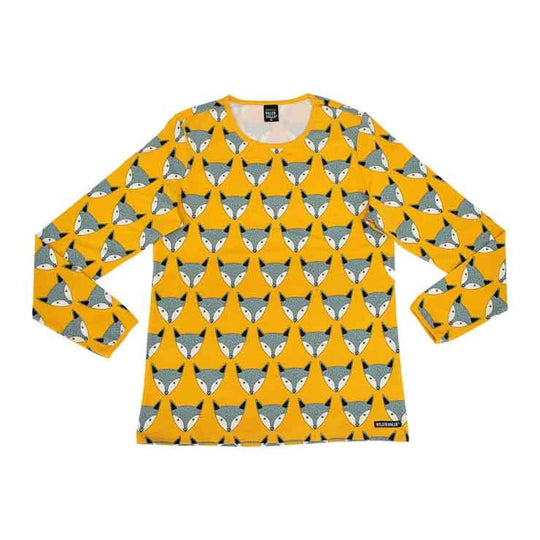 Villervalla Adult T-Shirt Long Sleeve - Saffron Fox