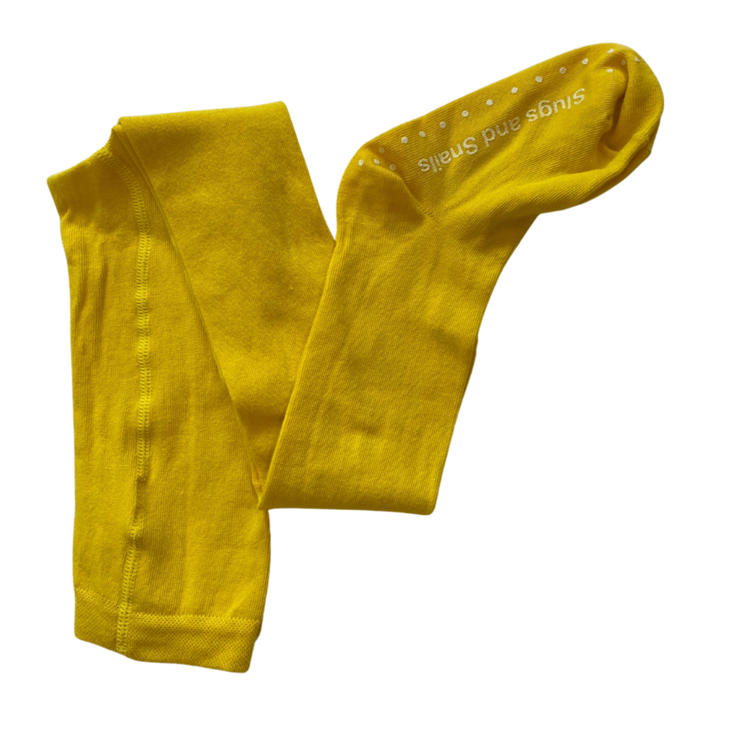 Slugs & Snails Adult Tights - Colour Block - Sunshine Yellow